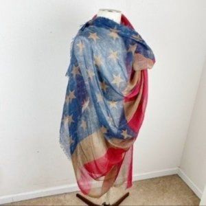 Free People American Flag Scarf